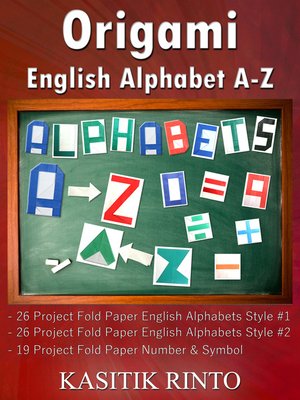 cover image of Origami English Alphabets A-Z
